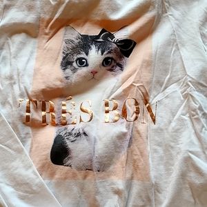 Tres Bon Kitty French Tee